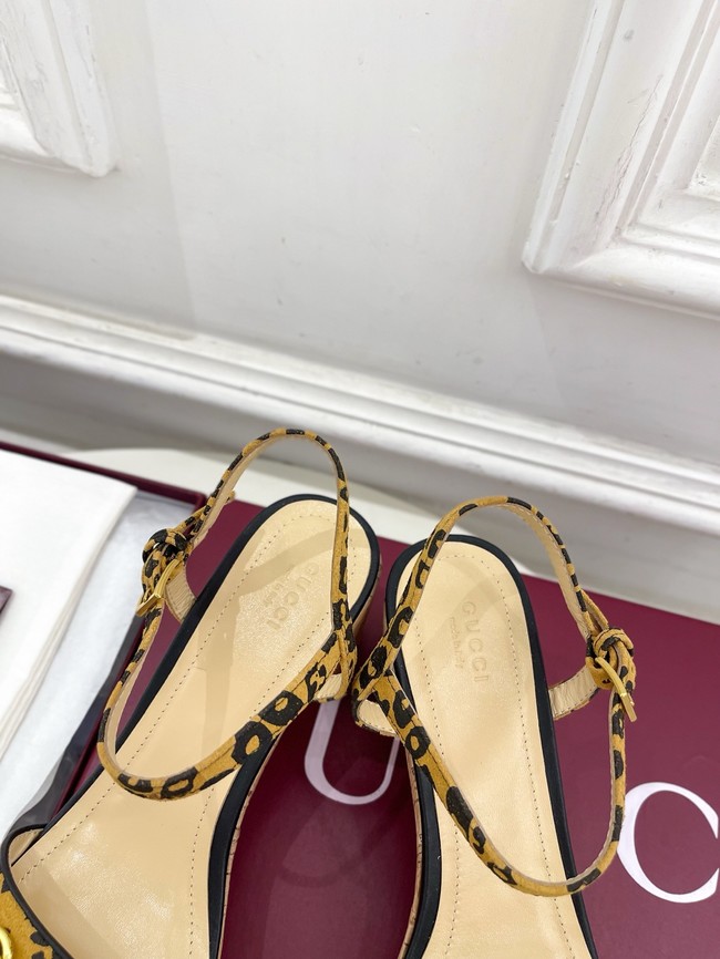 Gucci Womens Horsebit flatform sandal 45096-3