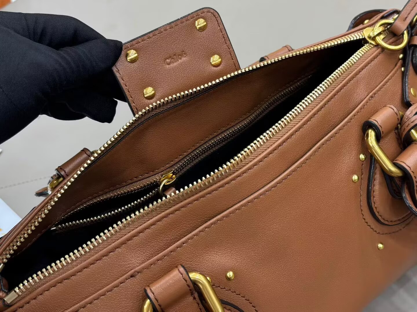 Chloe Original Leather Handle Bag C63202 Brown Chloe Original Leather Handle Bag C63202 Brown