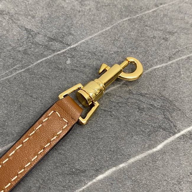 Celine IN TRIOMPHE CANVAS AND CALFSKIN 8875 TAN