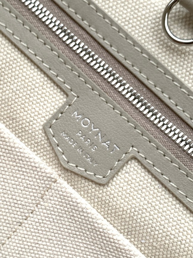 Goyard Calfskin Leather Tote Bag GM 3365 gray