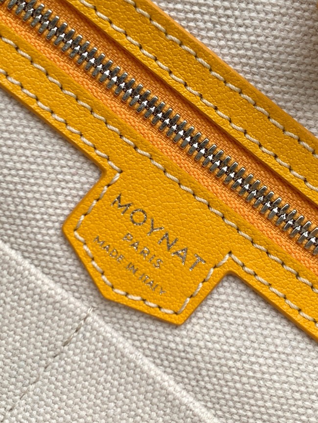 Goyard Calfskin Leather Tote Bag PM M8003 yellow