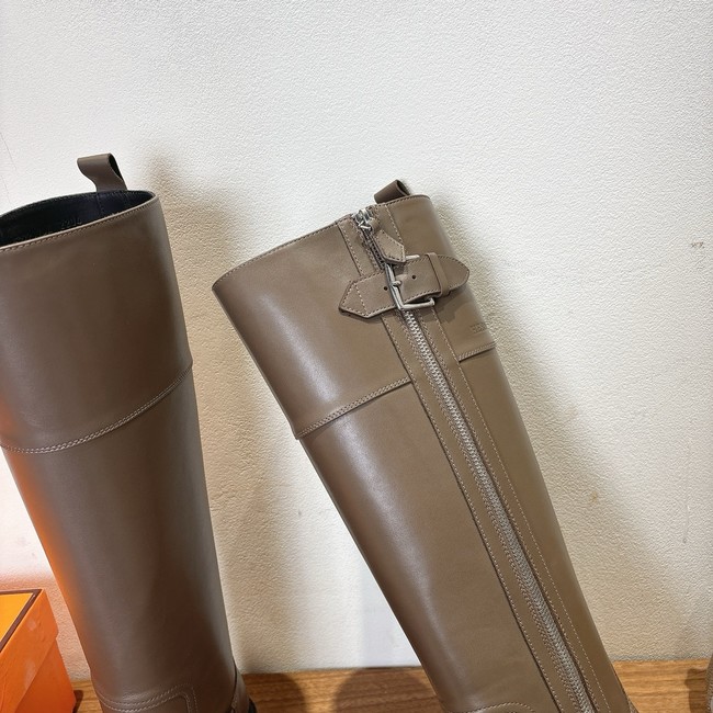Hermes Calfskin High Boot 45108-3