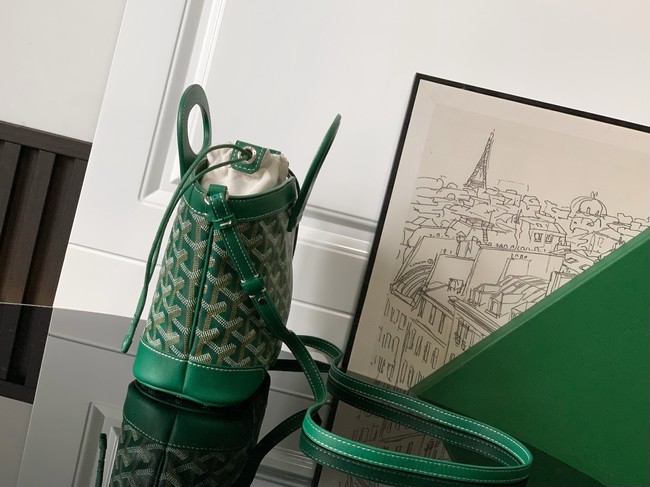Goyard Calfskin Leather Tote Bag PM 00249 green