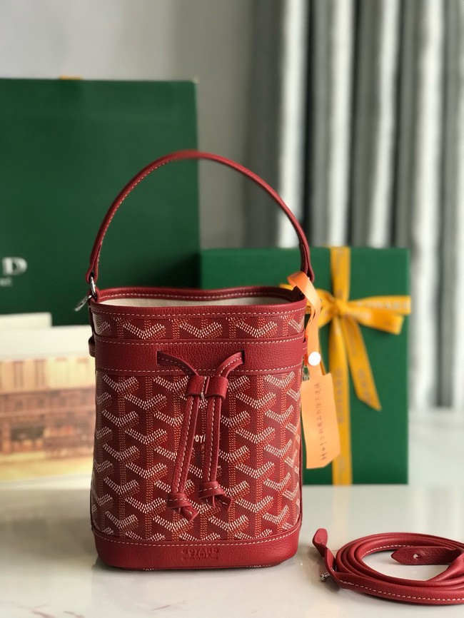 Goyard petit flot drawstring Bag MINI 20251 red