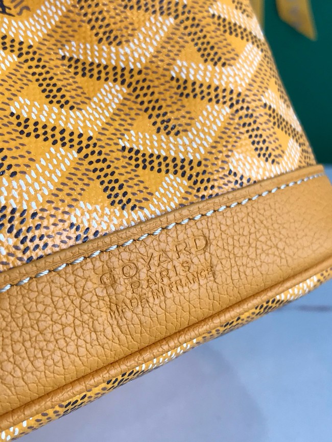 Goyard petit flot drawstring Bag MINI 20251 yellow