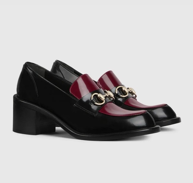 Gucci Womens heeled loafer with Horsebit 45109-3