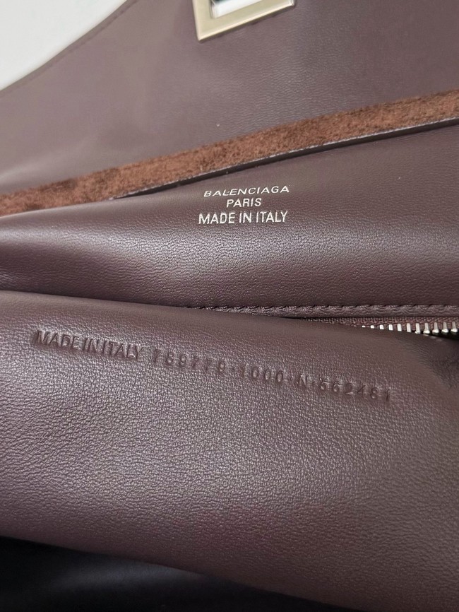 Balenciaga Rodeo Mini Handbag suede calfskin 795456 Coffee