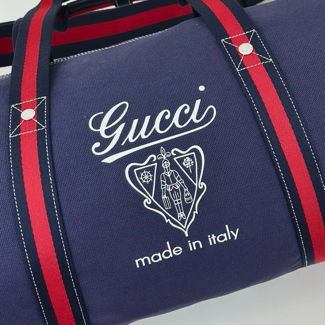 Gucci large tote bag 816866 blue