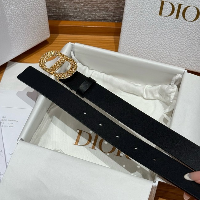 Dior Saddle Belt Smooth Calfskin B0445C-3