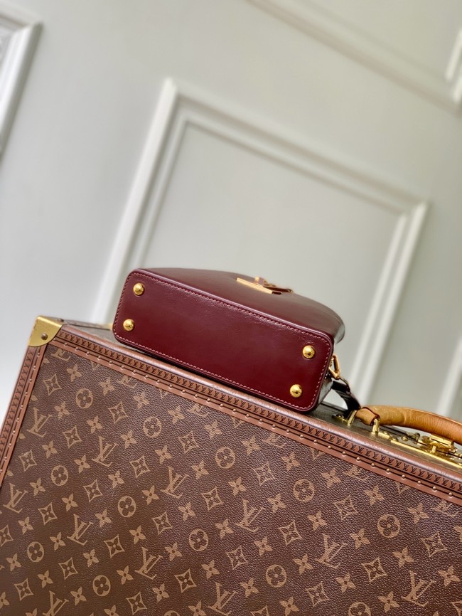 Louis Vuitton Capucines East-West Mini M14381 Grenat Red