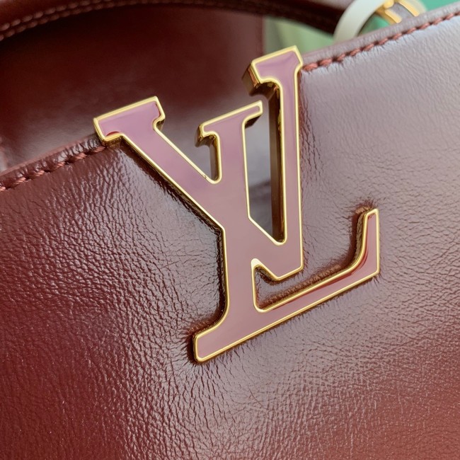 Louis Vuitton Capucines East-West Mini M25473 Grenat Red