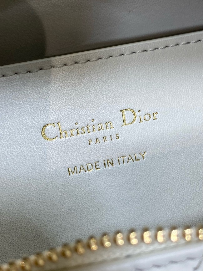 Dior Medium D-Dream Bag Macrocannage Lambskin M6323UU Latte