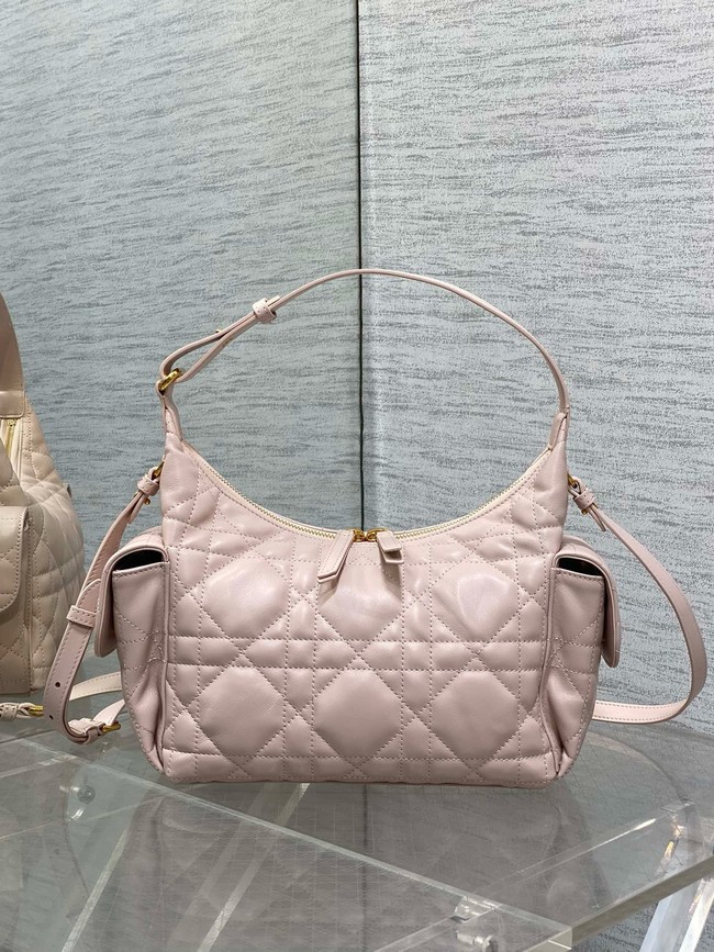 Dior Medium D-Dream Bag Macrocannage Lambskin M6323UU pink