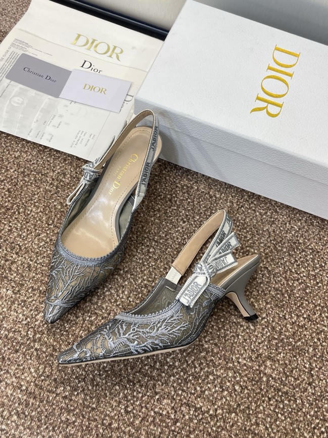 JAdior Slingback Pump Cotton Embroidered KCV367DLN-3