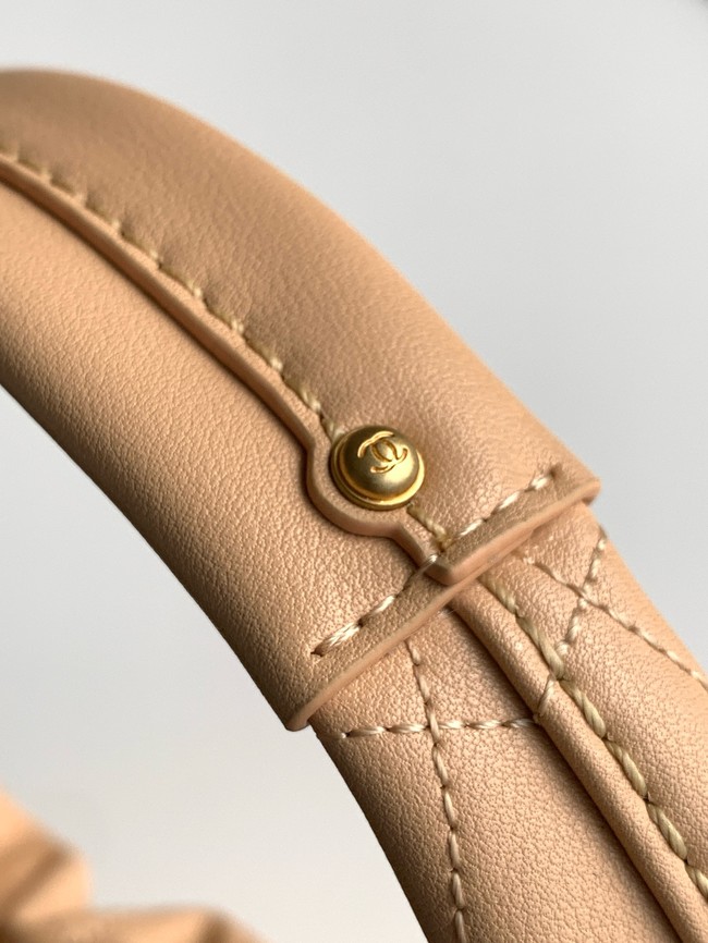 CHANEL Hobo Handbag AS5976 Apricot