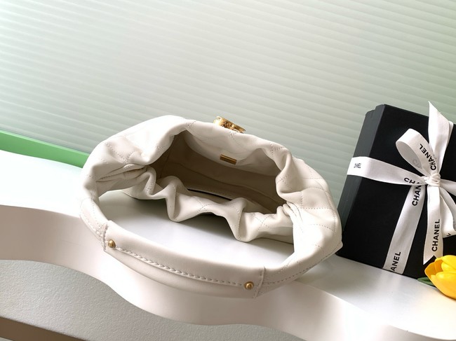 CHANEL Hobo Handbag AS5976 Light Beige