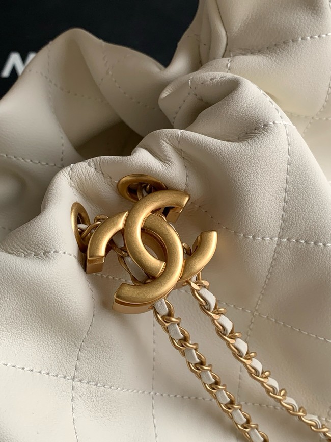 CHANEL Large Hobo Bag AS5967 white