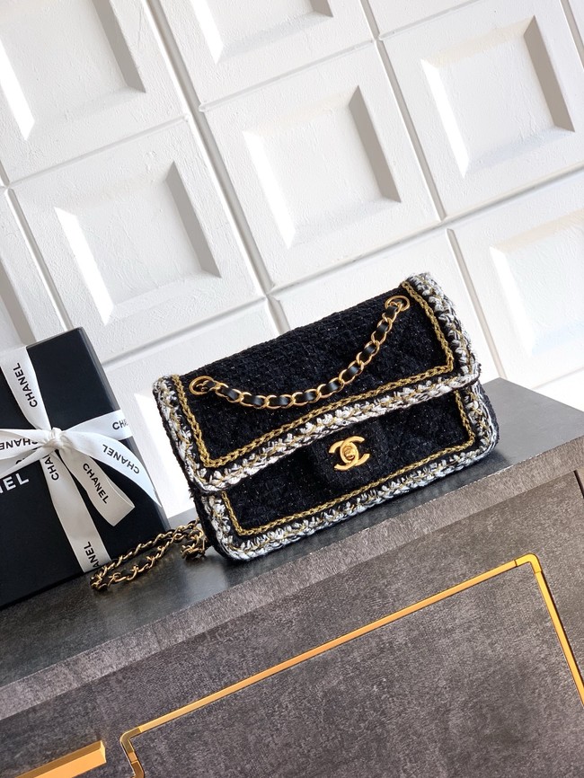 Chanel Small Classic Handbag A01113 black