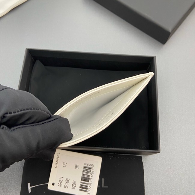 Chanel Classic Card Holder AP4814 Cream