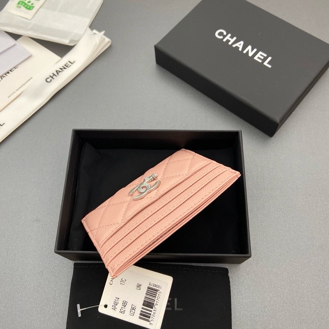Chanel Classic Card Holder AP4814 pink