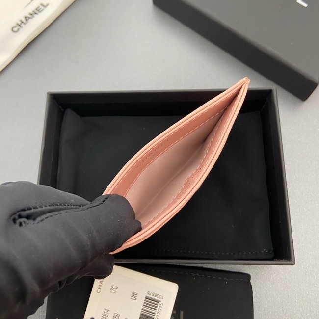 Chanel Classic Card Holder AP4814 pink