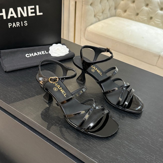 Chanel Sandals Patent Calfskin G46902-5