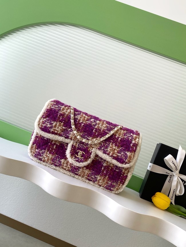 CHANEL Maxi Flapbag AS5687 Fuschia&Pink