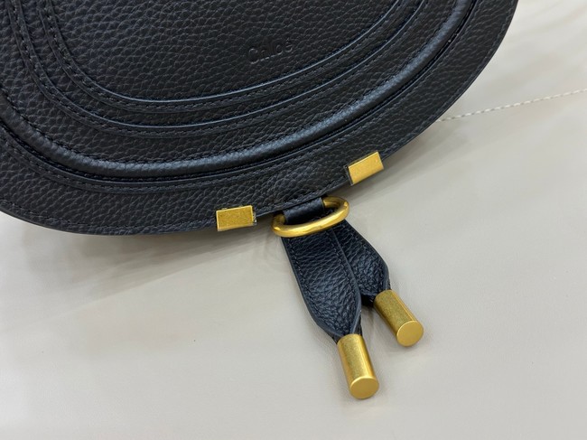 Chloe Grained Calfskin MARCIE saddle bag 31054 black