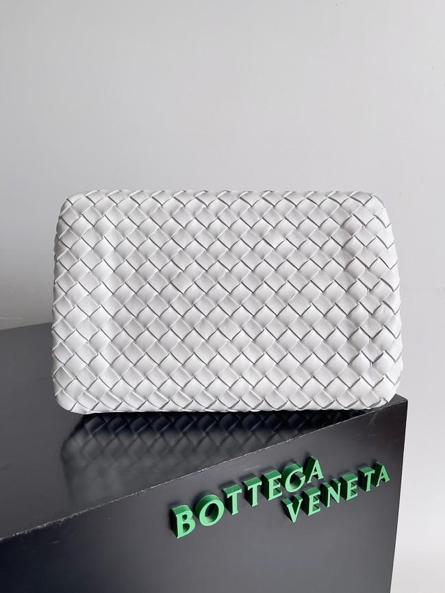 Bottega Veneta Large Parachute 826212 white& Brass finish