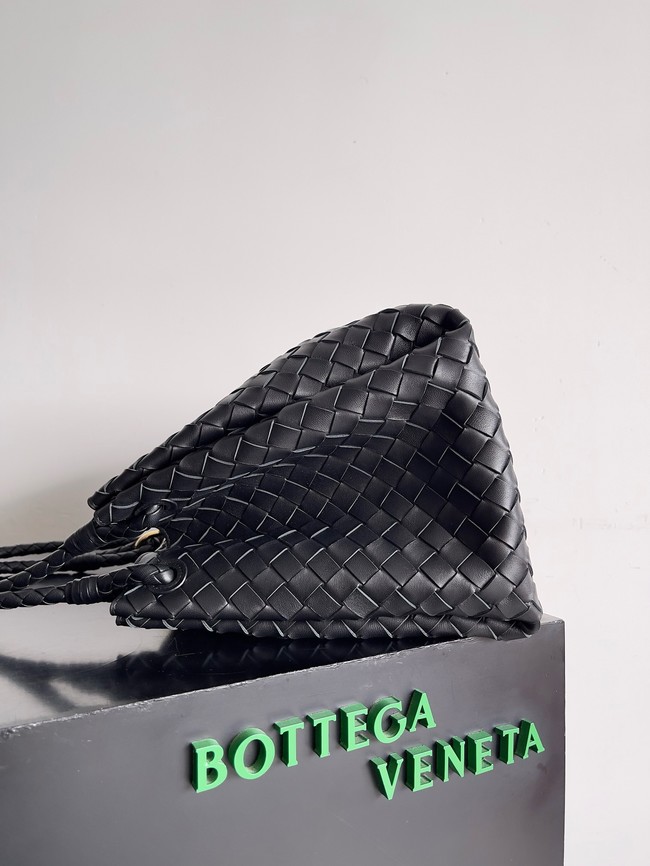 Bottega Veneta Parachute 826212 black&Brass finish