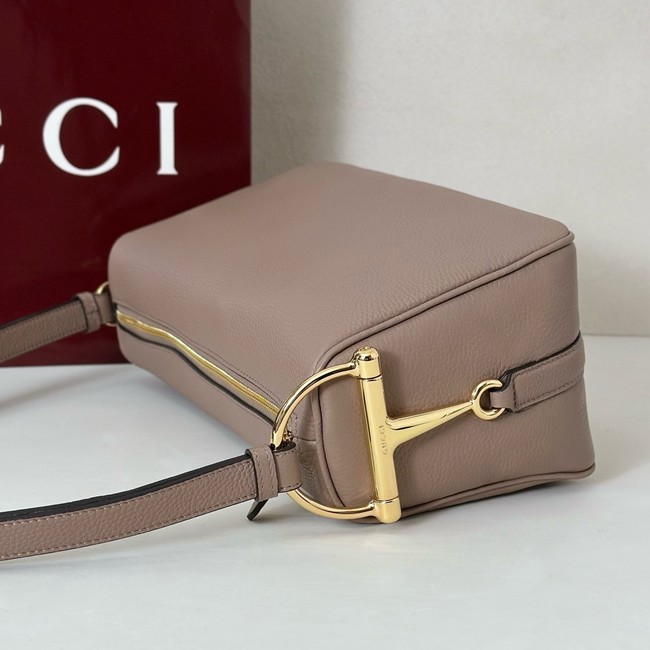 Gucci Half Horsebit medium shoulder bag 860787 gray