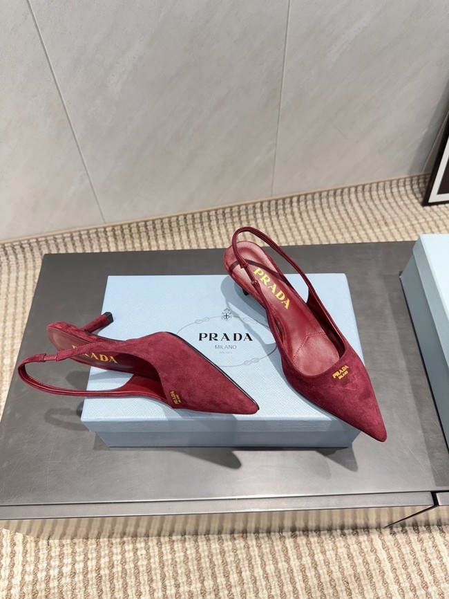Prada leather slingback pumps 1I901M-3