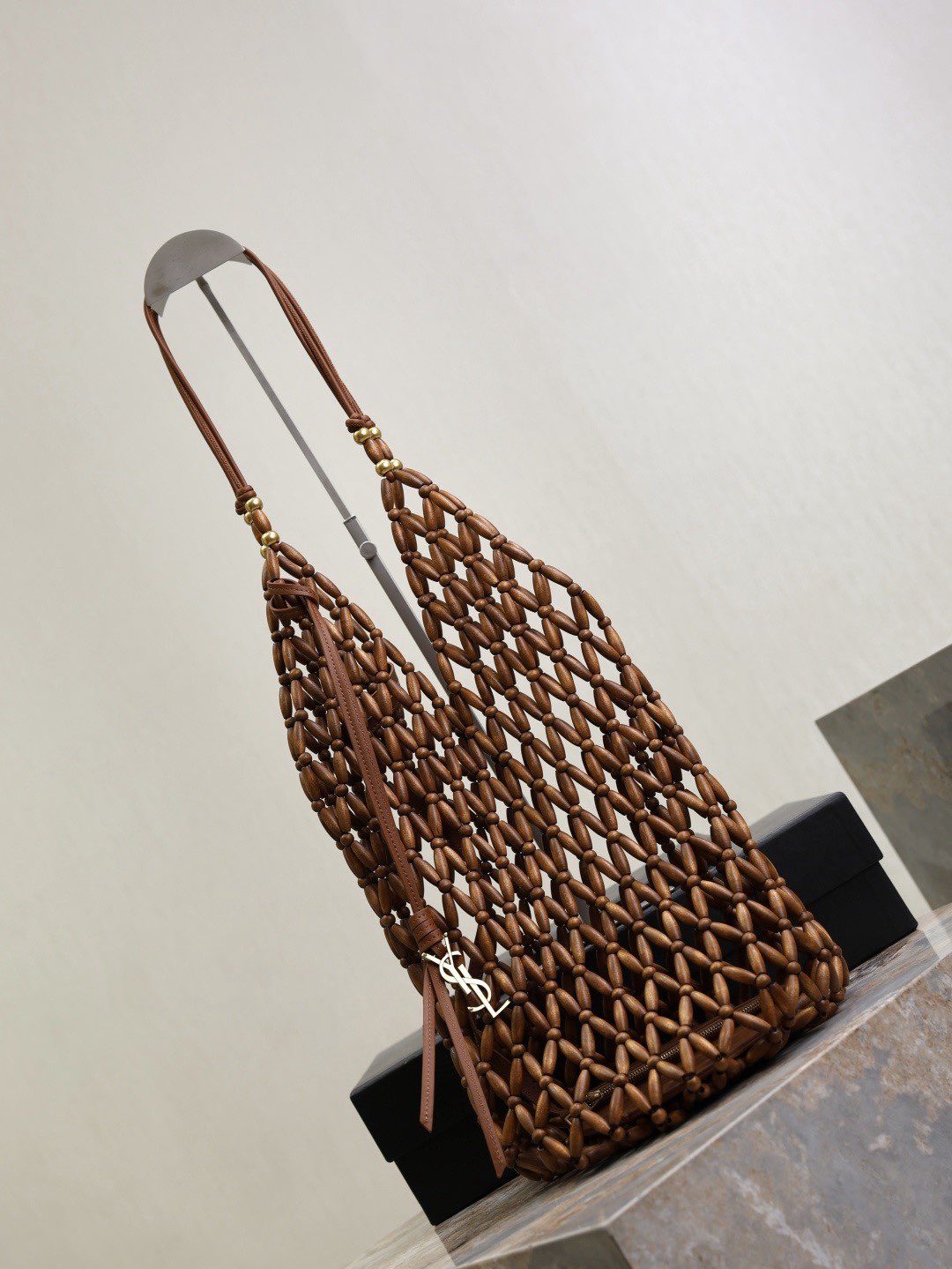 Saint Laurent Bucket Supple Bag 821911 Brown