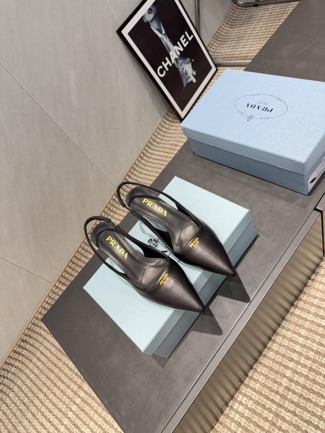 Prada leather slingback pumps 1I901M-8