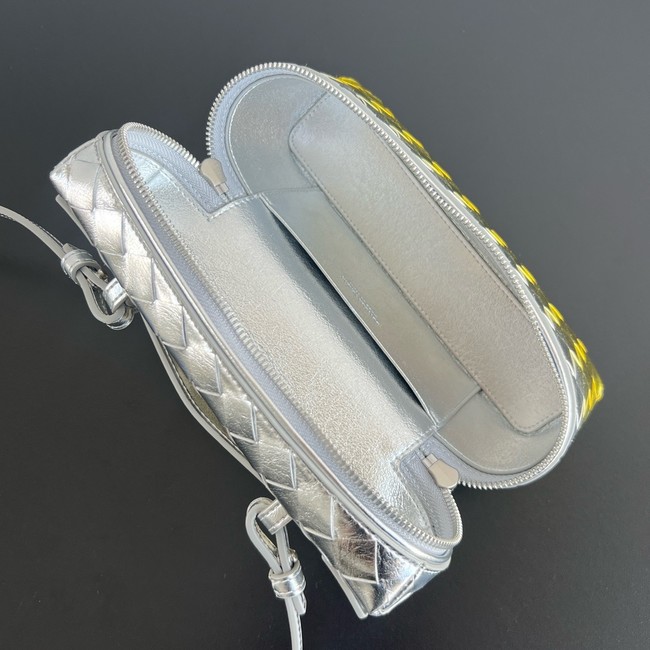 Bottega Veneta Bang Bang Intrecciato leather 789109 Silver&green