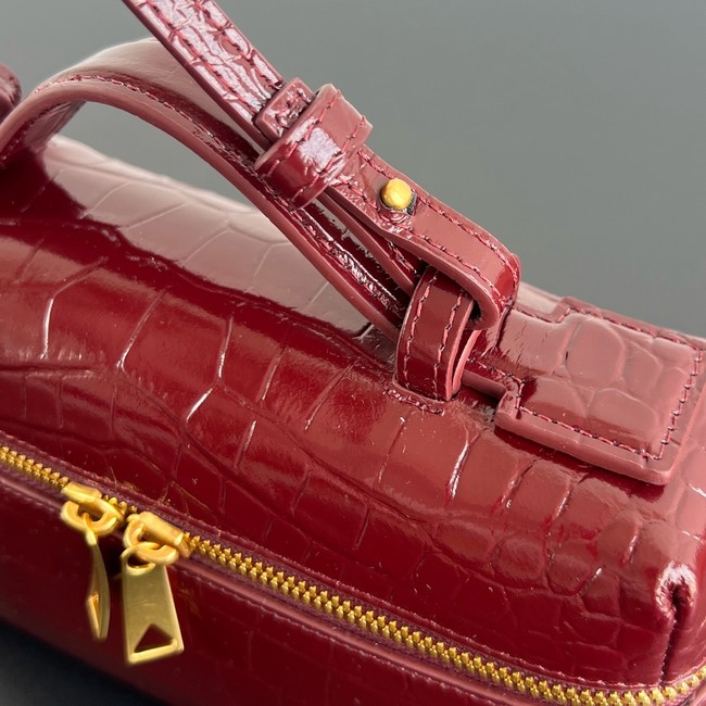 Bottega Veneta Bang Bang Crocodile skin 789109 red
