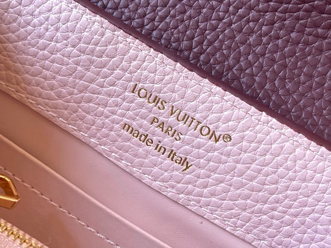 Louis Vuitton Capucines Mini M89369 Grenat Red&gray Snake skin