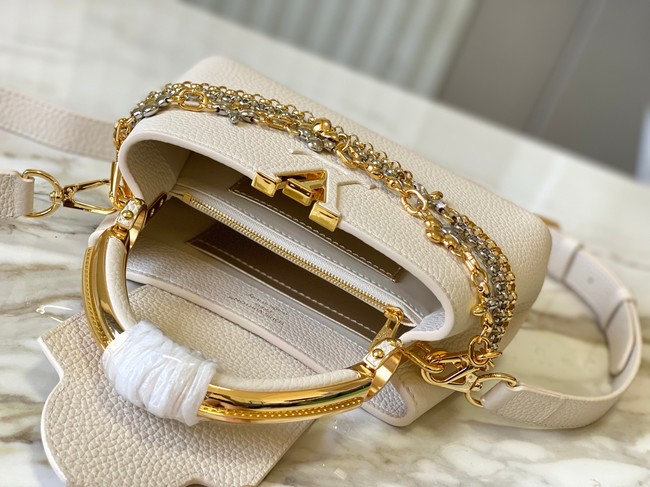 Louis Vuitton Capucines East-West Mini M26345 Vanilla