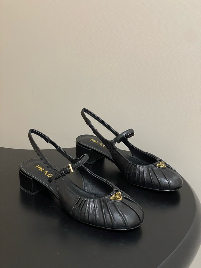 PRADA leather slingback Sandals 21056-1