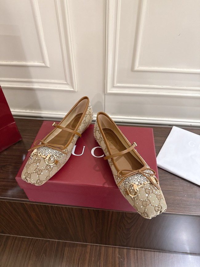 GUCCI Womens Vittoria ballerina 21068-1