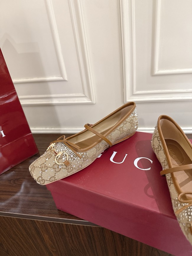 GUCCI Womens Vittoria ballerina 21068-1