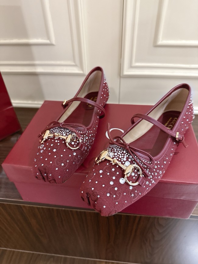 GUCCI Womens Vittoria ballerina 21068-3