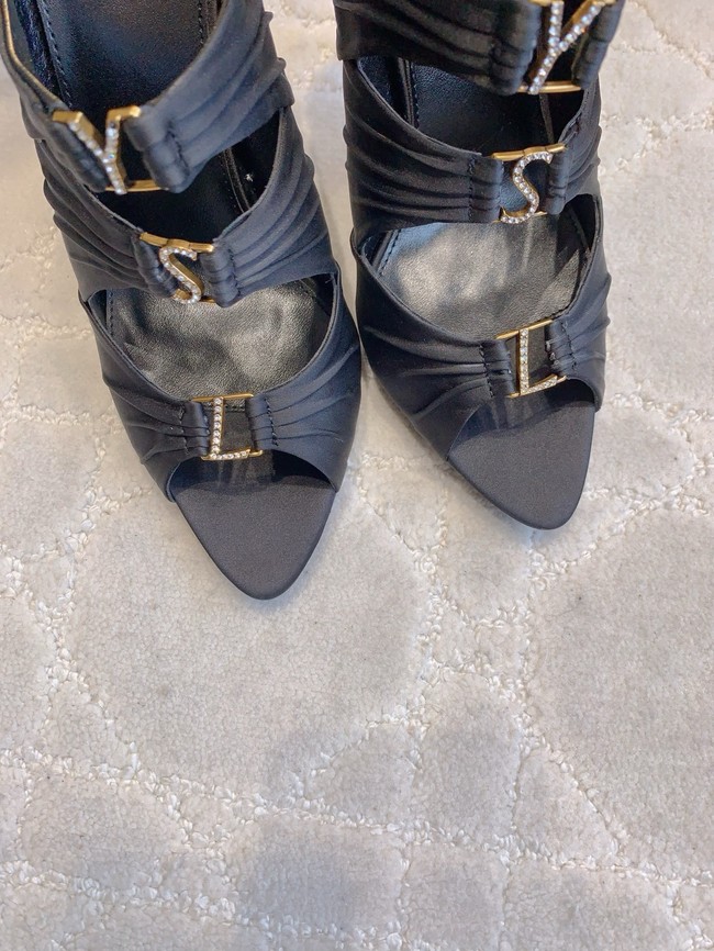 Saint Laurent EMILIE mules in satin crepe G1097-4