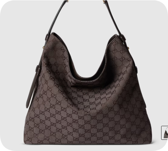 Gucci Beatrix large tote bag 850546 Variation brown and dark brown GG canvas