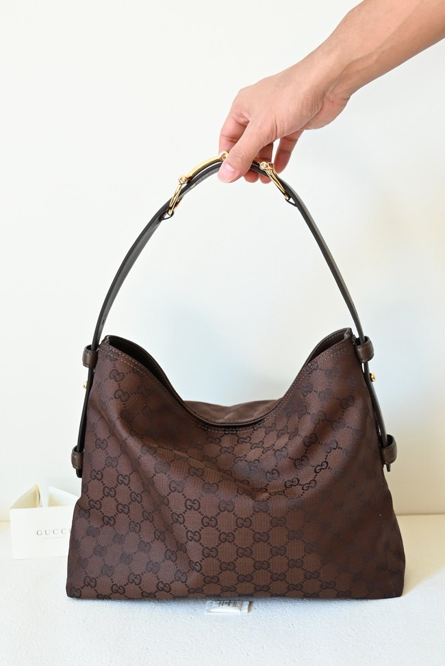 Gucci Beatrix large tote bag 850546 Variation brown and dark brown GG canvas