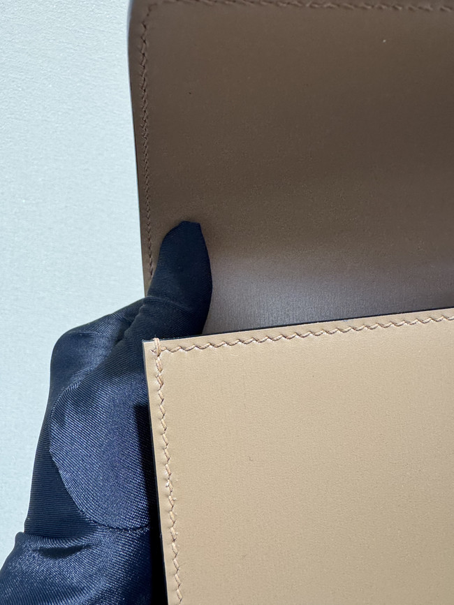 Hermes swift Leather Clutch 37568 Apricot