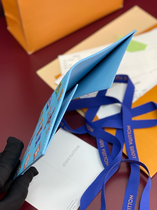 Louis Vuitton Passport Cover M28040 Blueberry