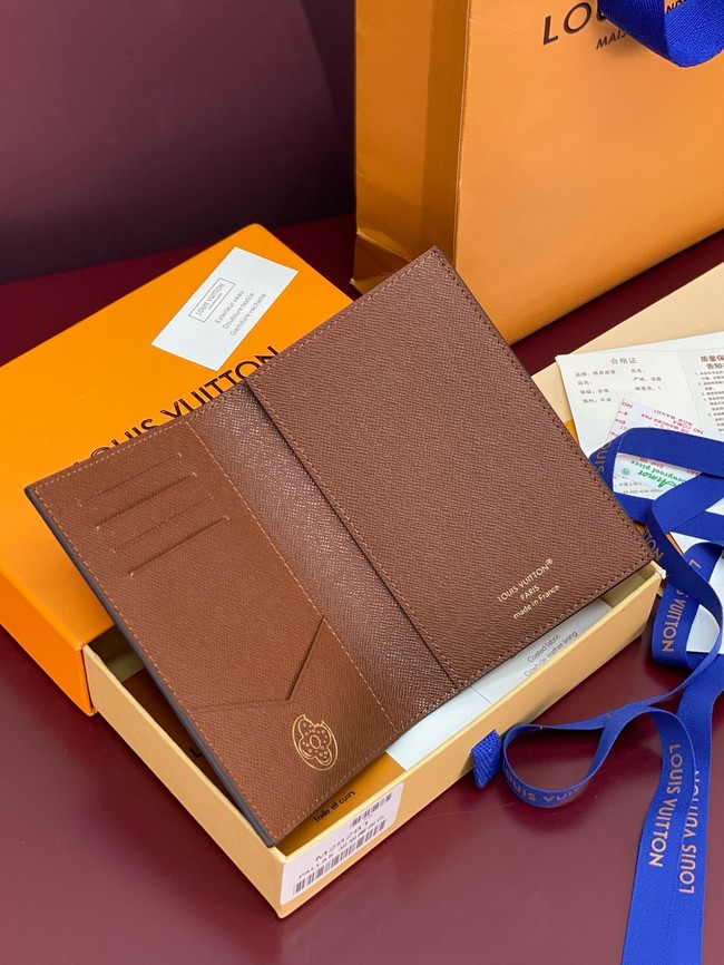 Louis Vuitton Passport Cover M28040 Chocolate