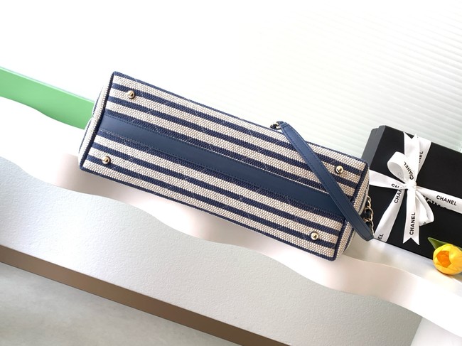 CHANEL Large Tote AS60074 blue