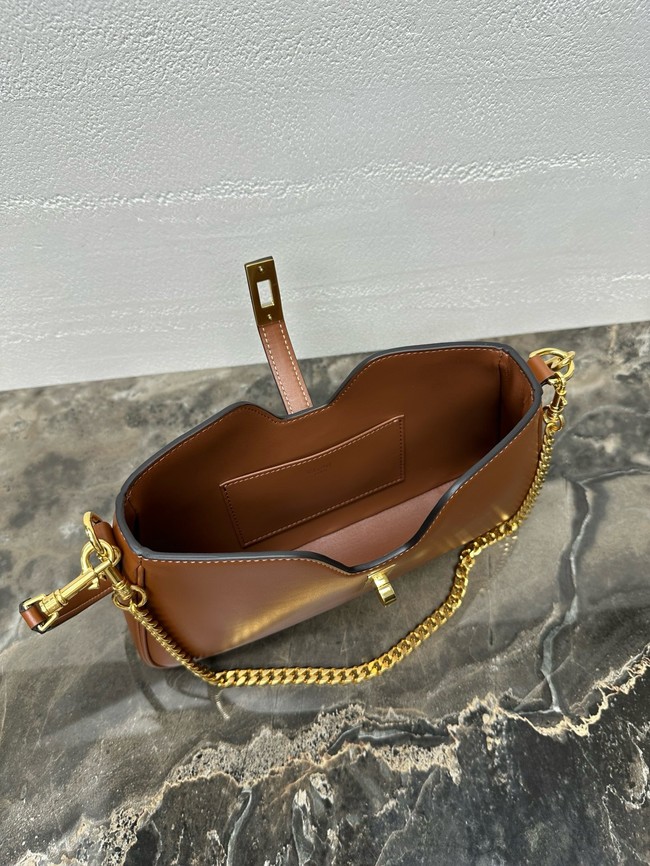 Celine SHOULDER CAMILLE 16 SOFT IN SMOOTH CALFSKIN 122073 Camel